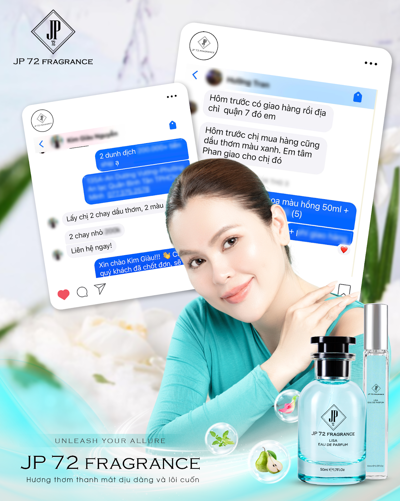 Lisa Eau de Parfum biểu tượng của phụ nữ hiện đại sống đúng chất riêng mình.
