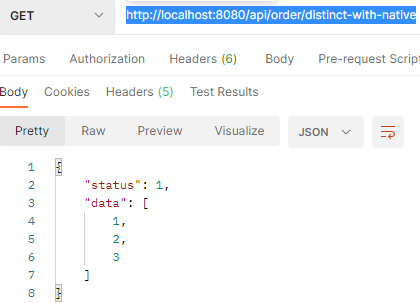 Using the DISTINCT keyword in JPA Repository for unique query results