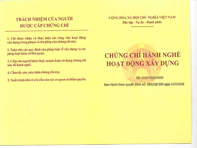 Một số ngành đặc thù trong công ty lĩnh vực thiết kế xây dựng bắt buộc có chứng chỉ năng lực