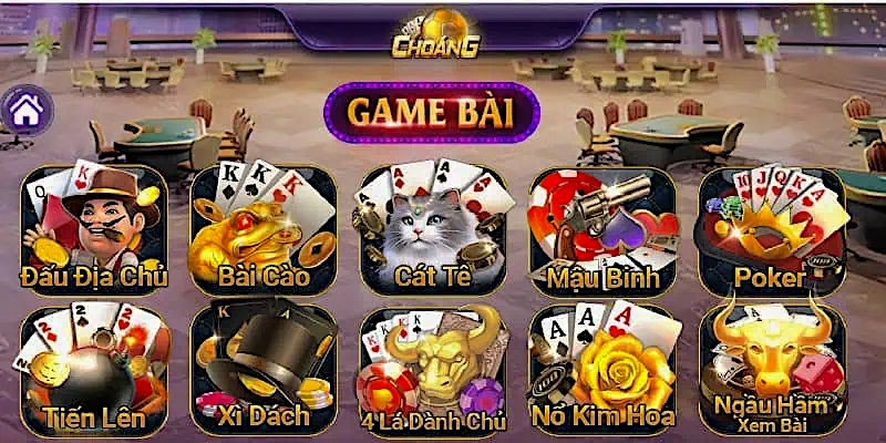 Game bài Choangclub - Trải nghiệm chơi game bài online thú vị - Game bài Choangclub - Khám phá trò chơi thú vị với nhiều hình thức cược hấp dẫn, tham gia ngay để nhận thưởng lớn và trải nghiệm không gian giải trí đỉnh cao! ()