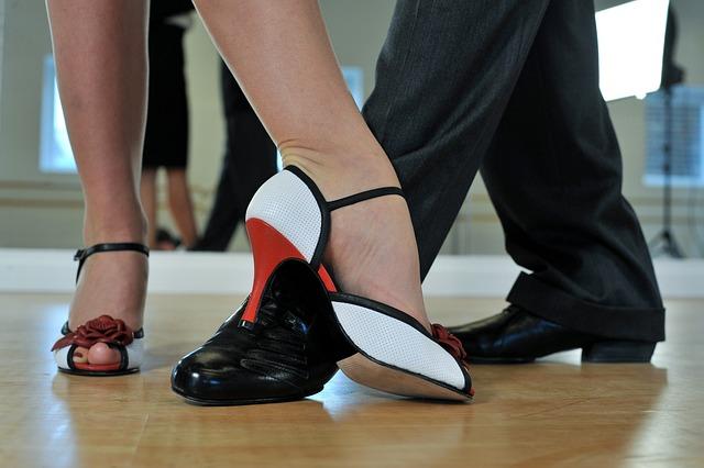 a couple dancing 
