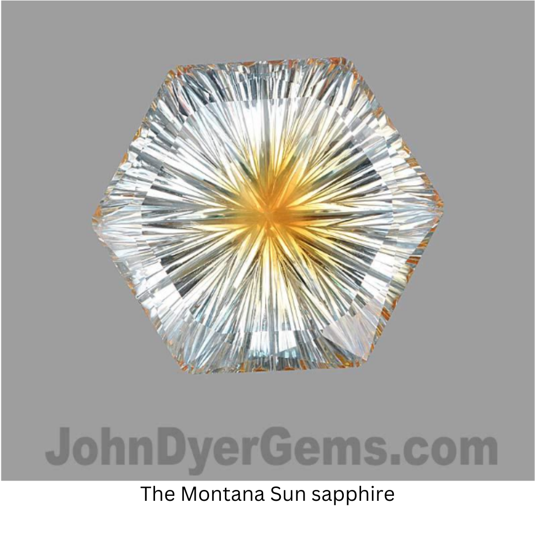 The Montana Sun sapphire