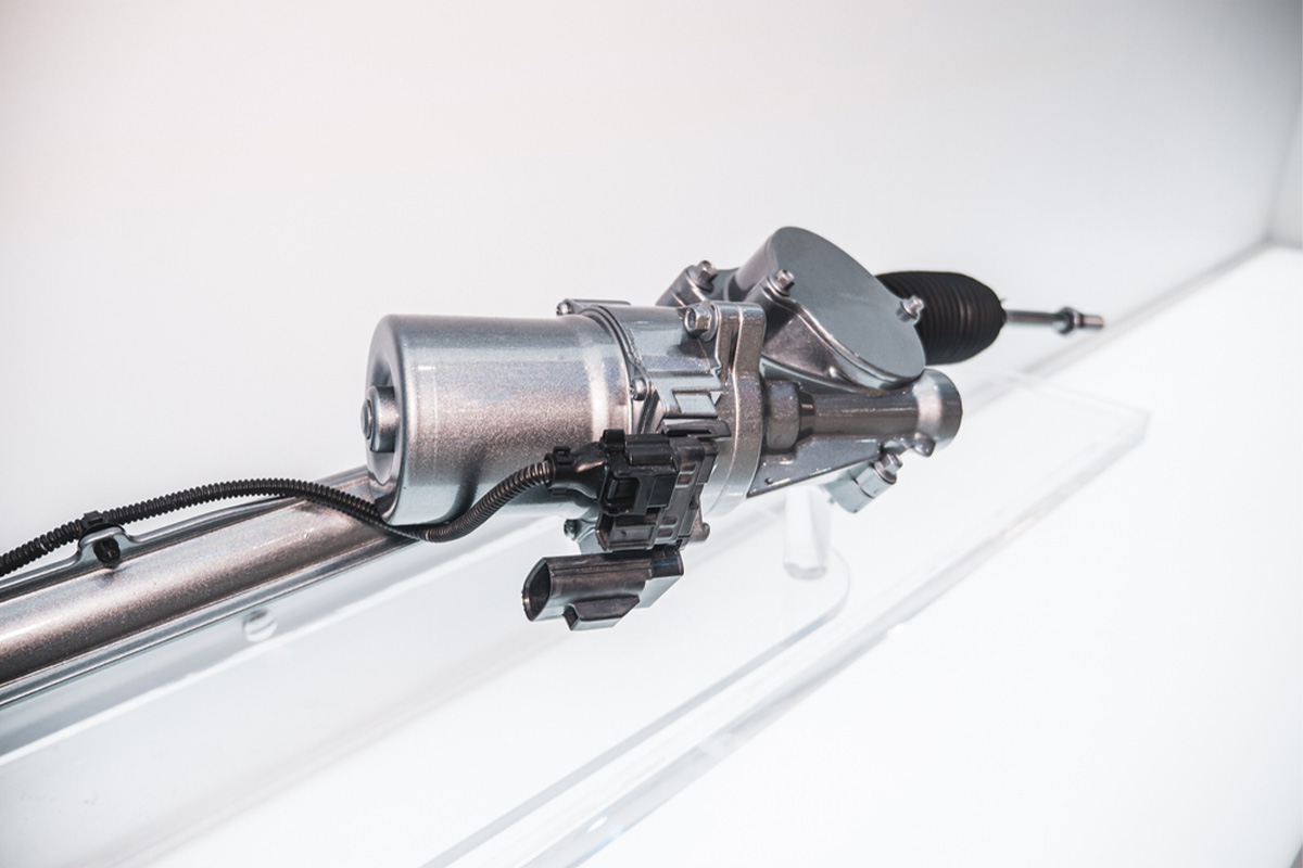 A electric power steering rack