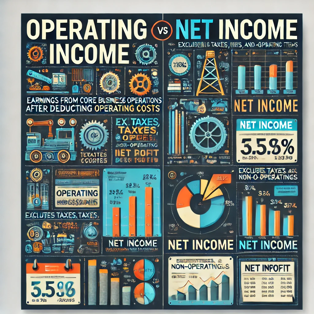 difference between operating income and net income