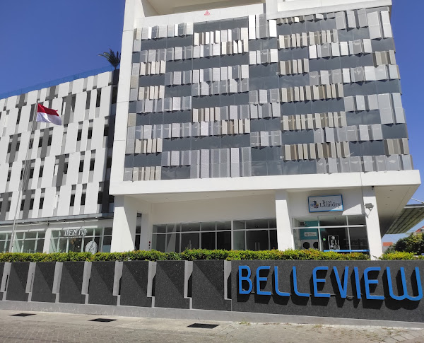 Tampilan modern Belleview Manyar, apartemen strategis di antara kawasan pusat dan timur Surabaya.