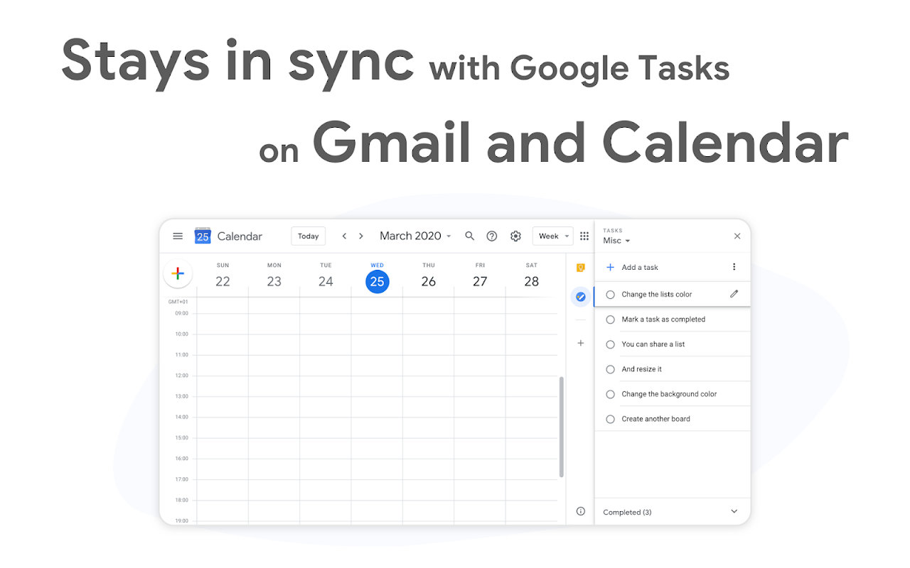 Google Calendar integration Google Tasks