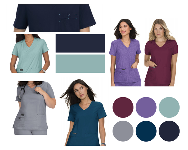 Scrub guide neutral tones