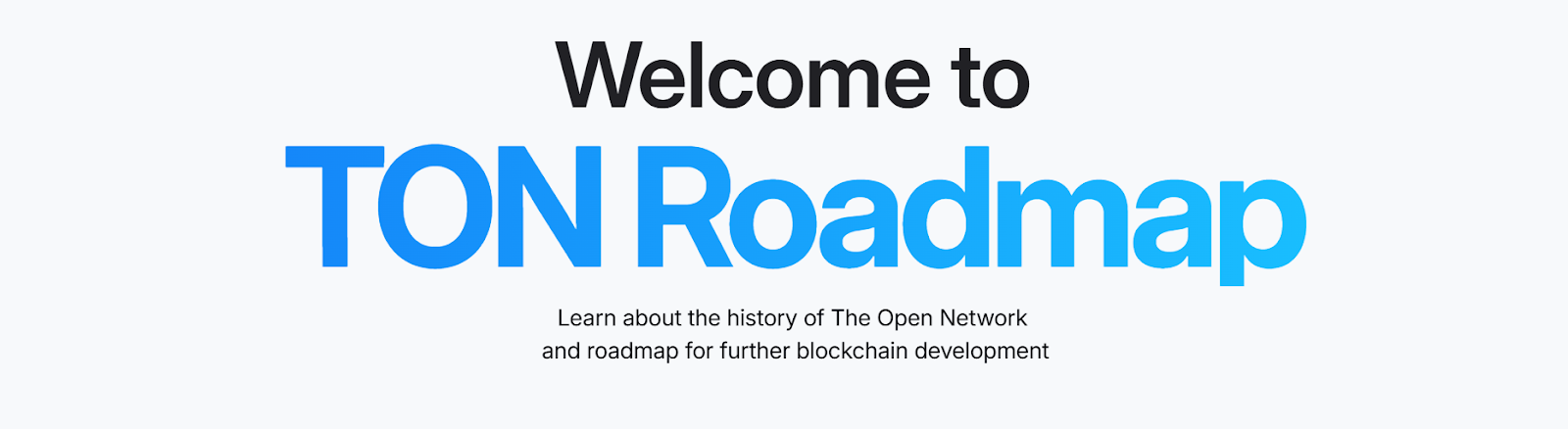Toncoin TON roadmap