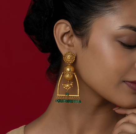 22kt Yellow gold earrings | CKC Jewellery Shop