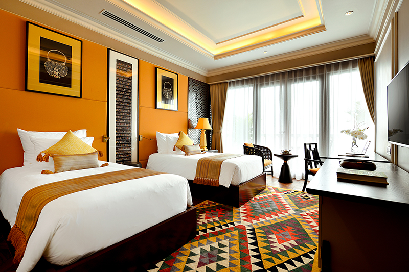 Phòng Grand Suite với hai giường đơn
