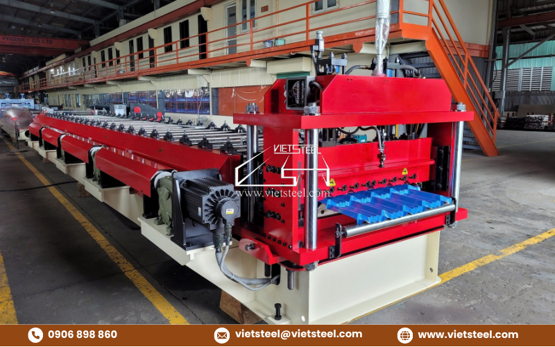 Step Tile Roll Forming Machine of Vietsteel