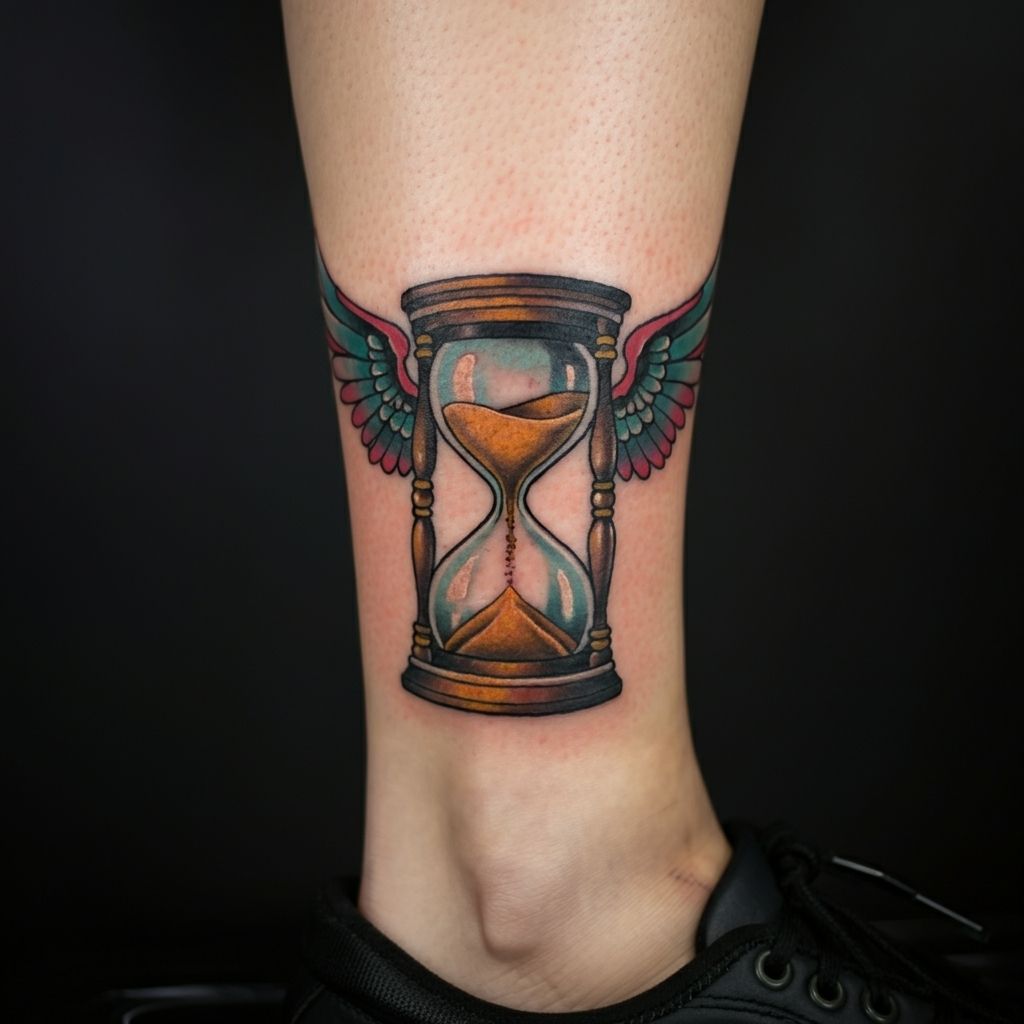 Hourglass with Wings