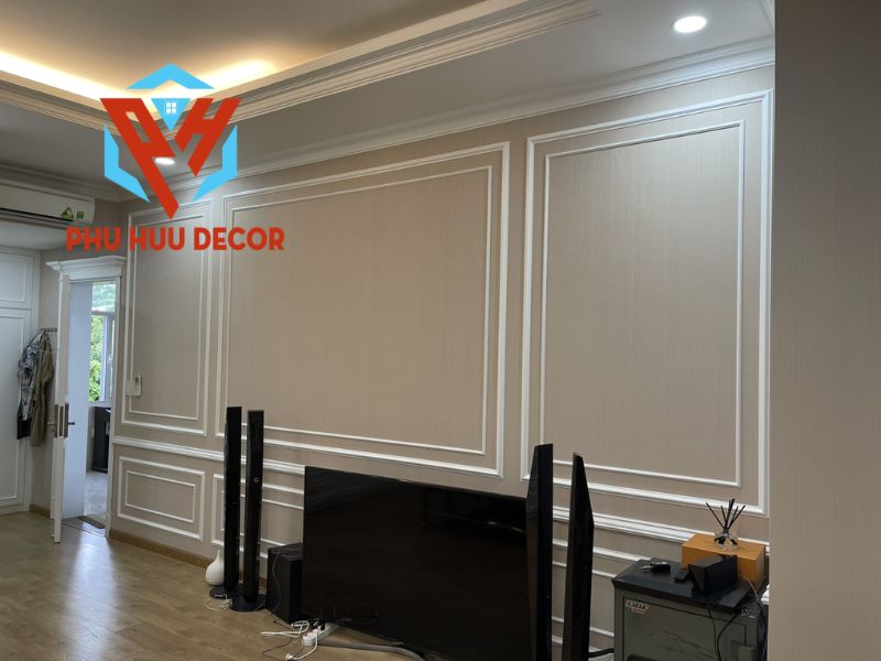 Mẫu phào chỉ nhựa đẹp góp phần hoàn thiện thẩm mỹ thêm sang trọng