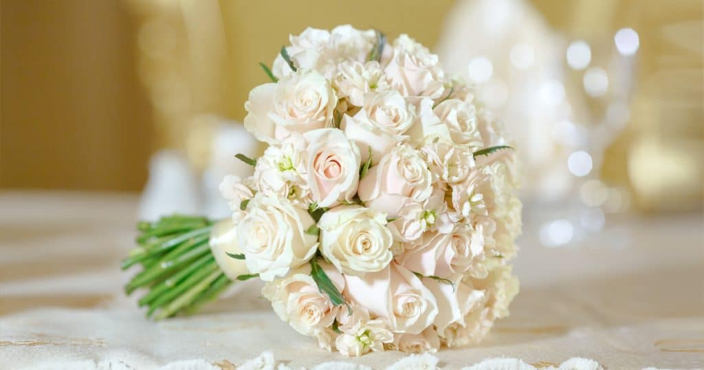 buquês de rosas