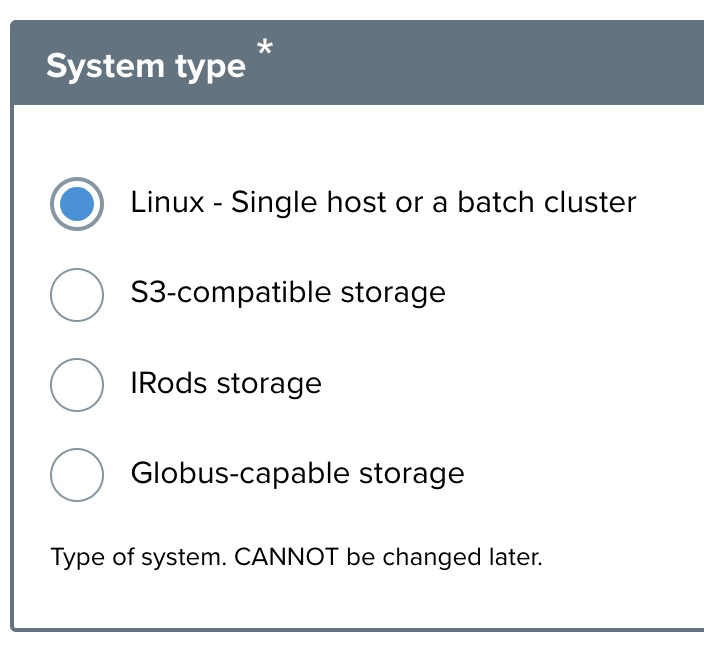 system type