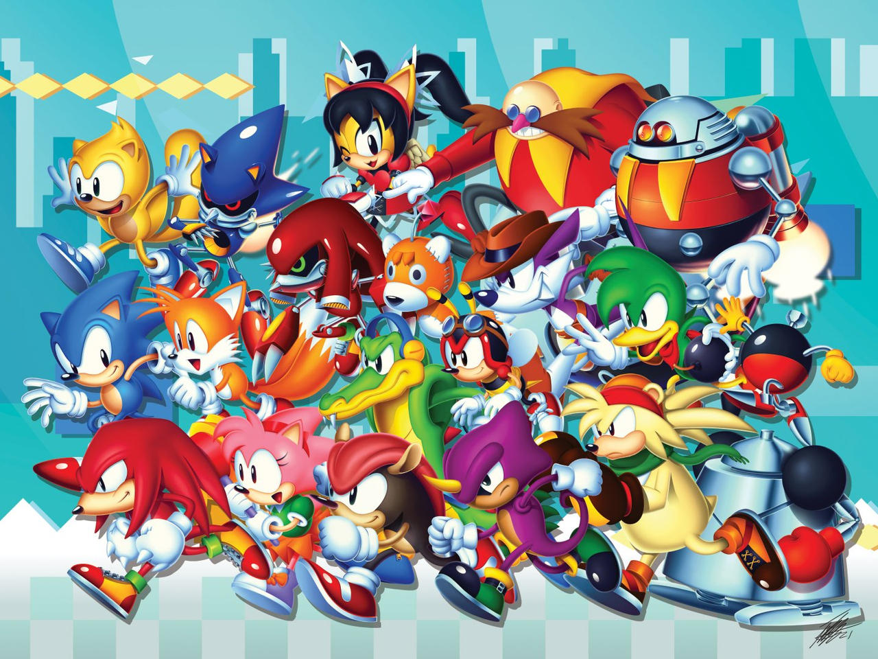 Sonic classic characters by shakimberryjr on DeviantArt