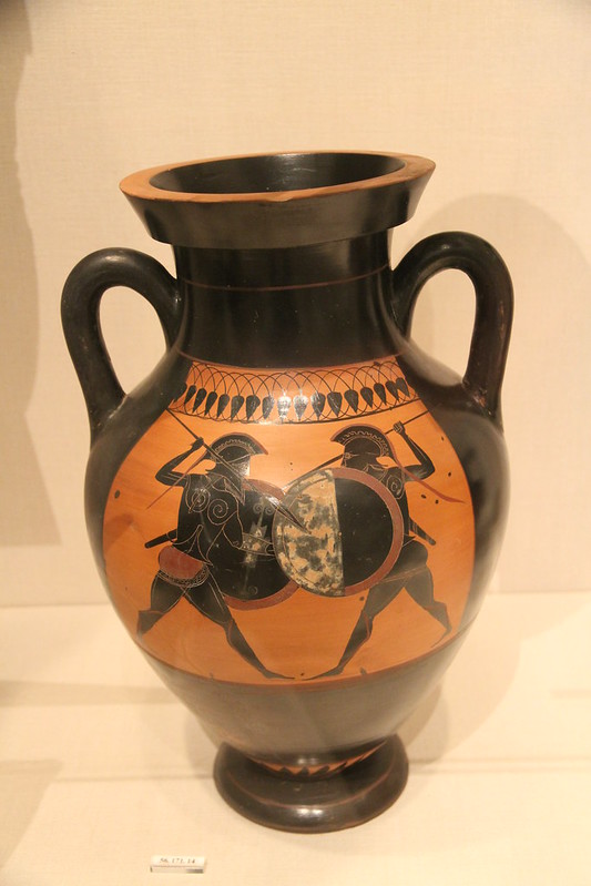 An ancient greek vase