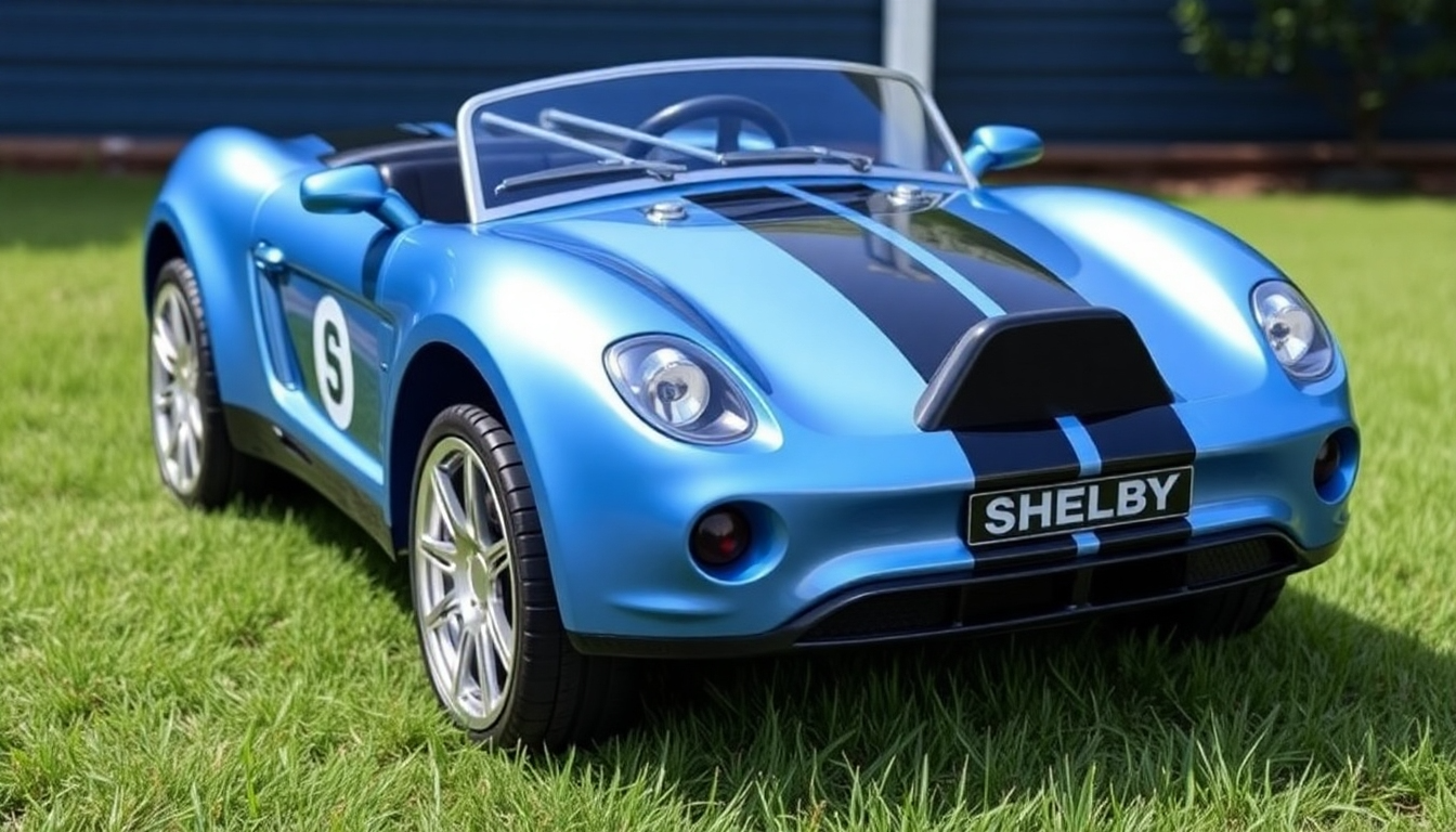 Shelby Cobra Electric Ride in Kids Sports Car