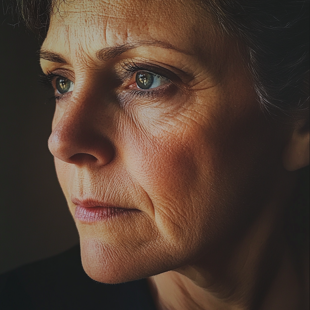 A close up of an older woman | Source: Midjourney