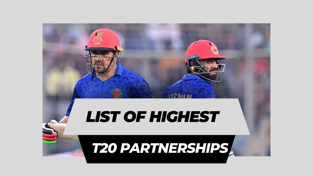 List of highest partnerships in T20 cricket