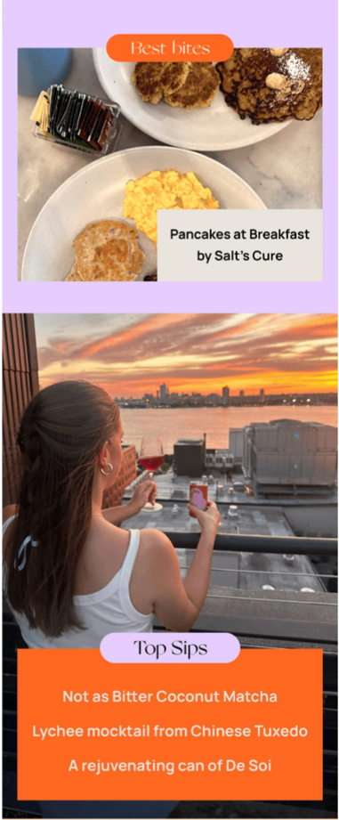 A person taking a picture of a sunset
Description automatically generated