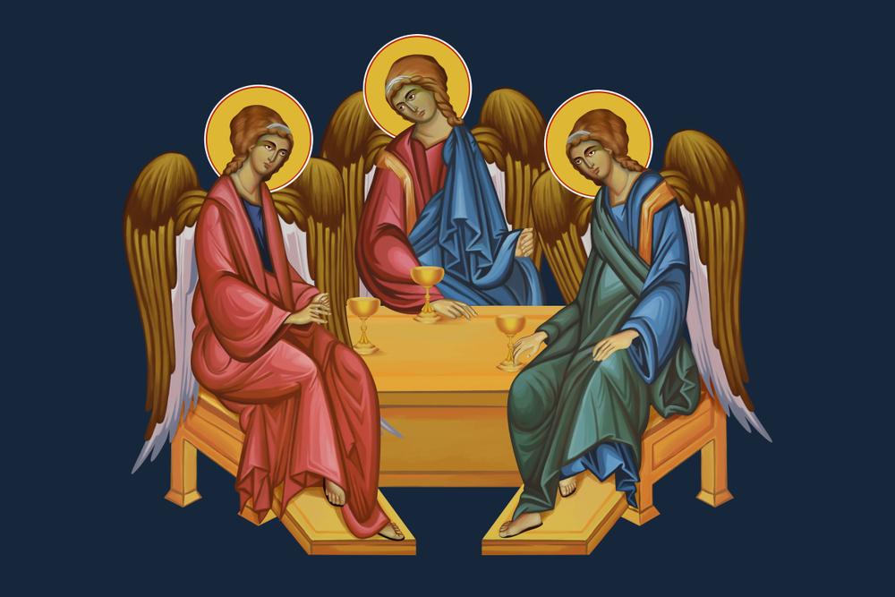 A group of angels sitting at a table    AI-generated content may be incorrect.
