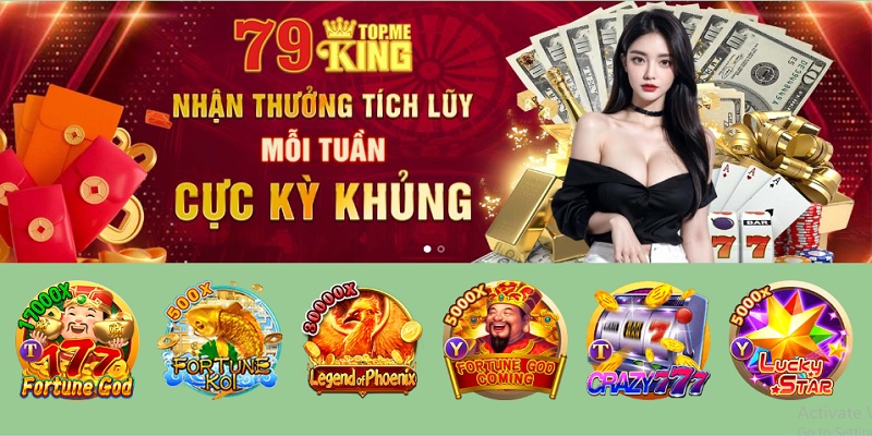 Đăng nhập 79King, bet thủ được thỏa sức khám phá thế giới trò chơi đa dạng