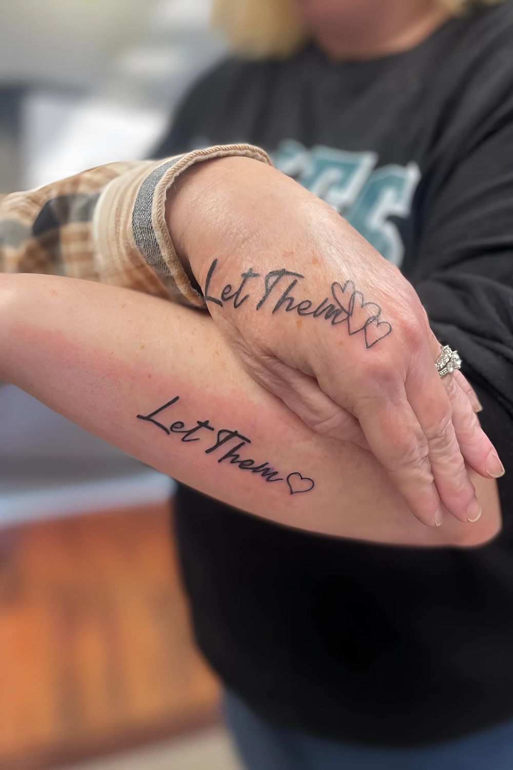 Mother-Daughter Let Them Tattoo Concepts