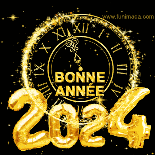 Gifs animés Bonne Année 2024