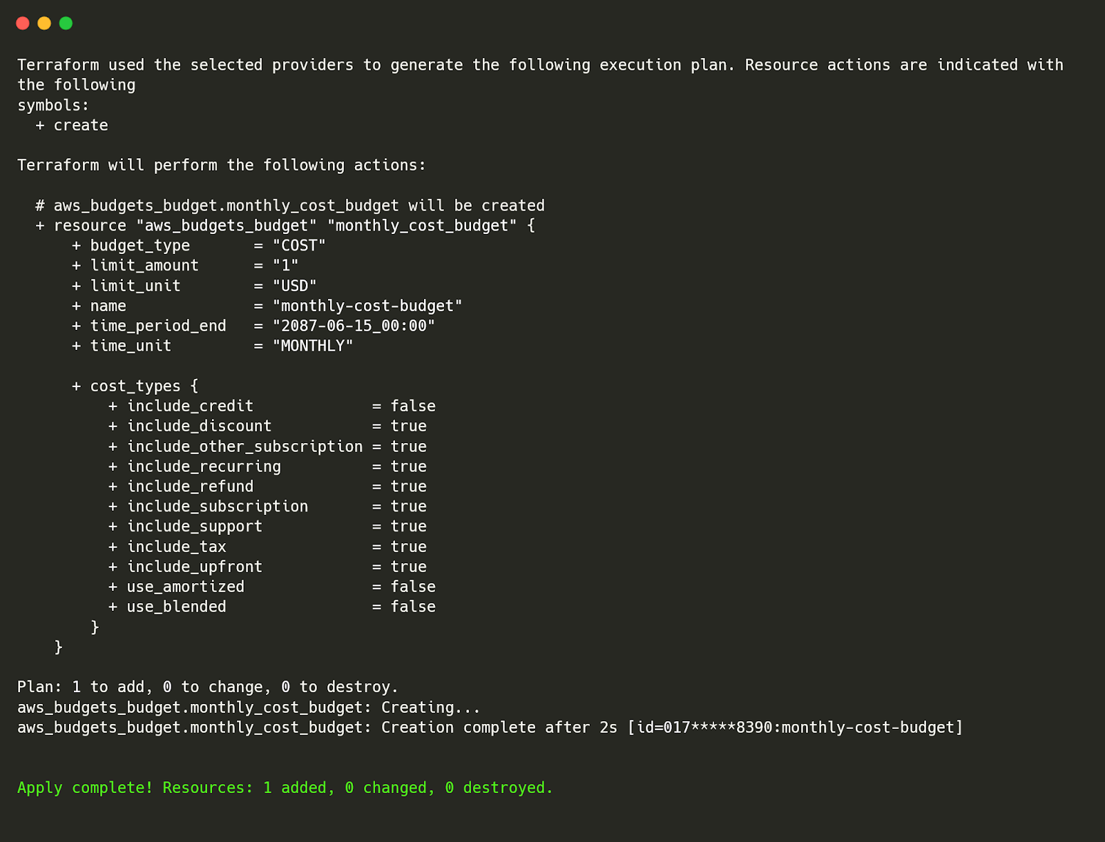 terraform apply 2