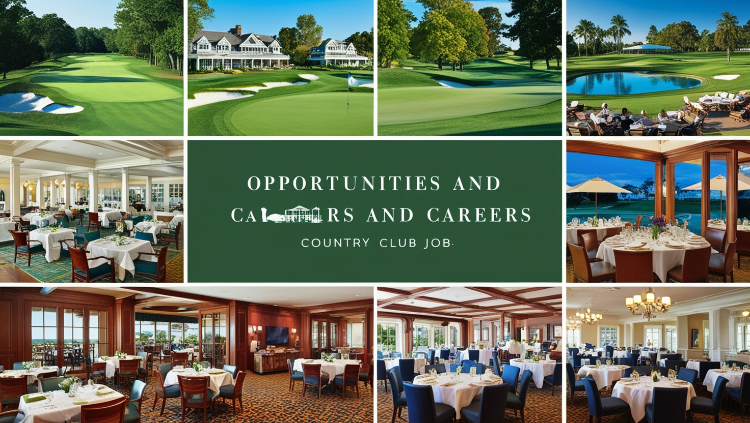 Country Club Jobs 
