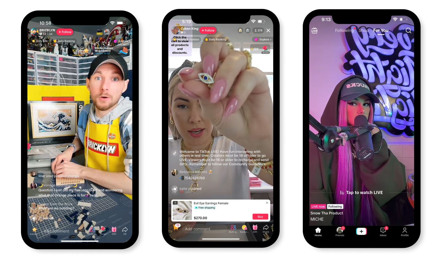 Best native live streaming apps: TikTok