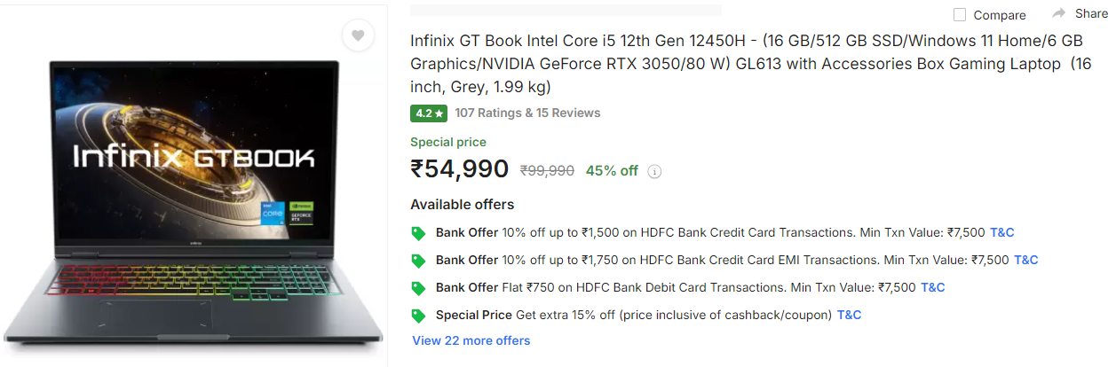 Infinix GTBook – Gaming on a Budget