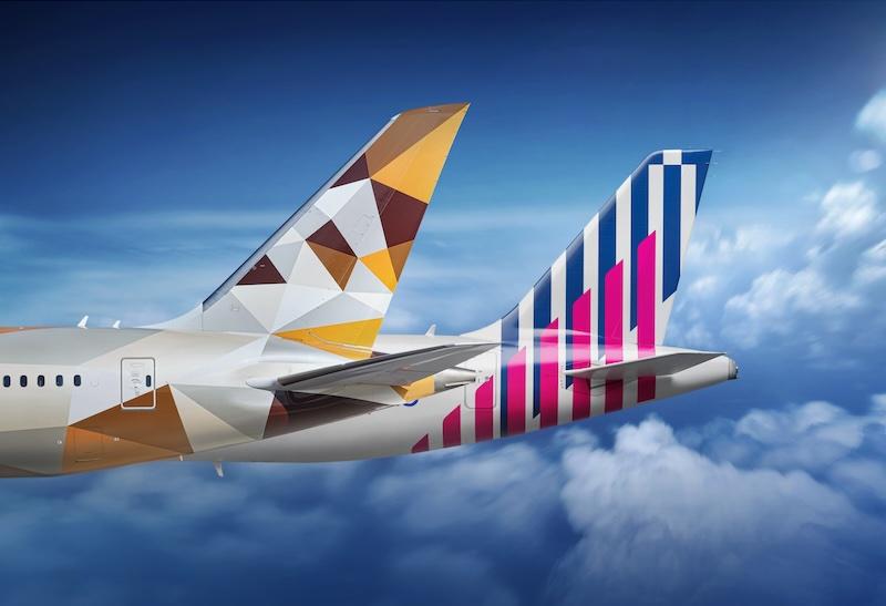 Etihad/Sky express tail fins