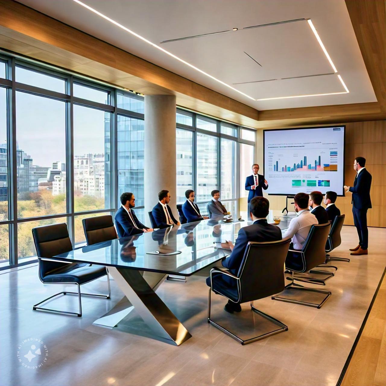 A group of people sitting around a table<br />
<br />
Description automatically generated