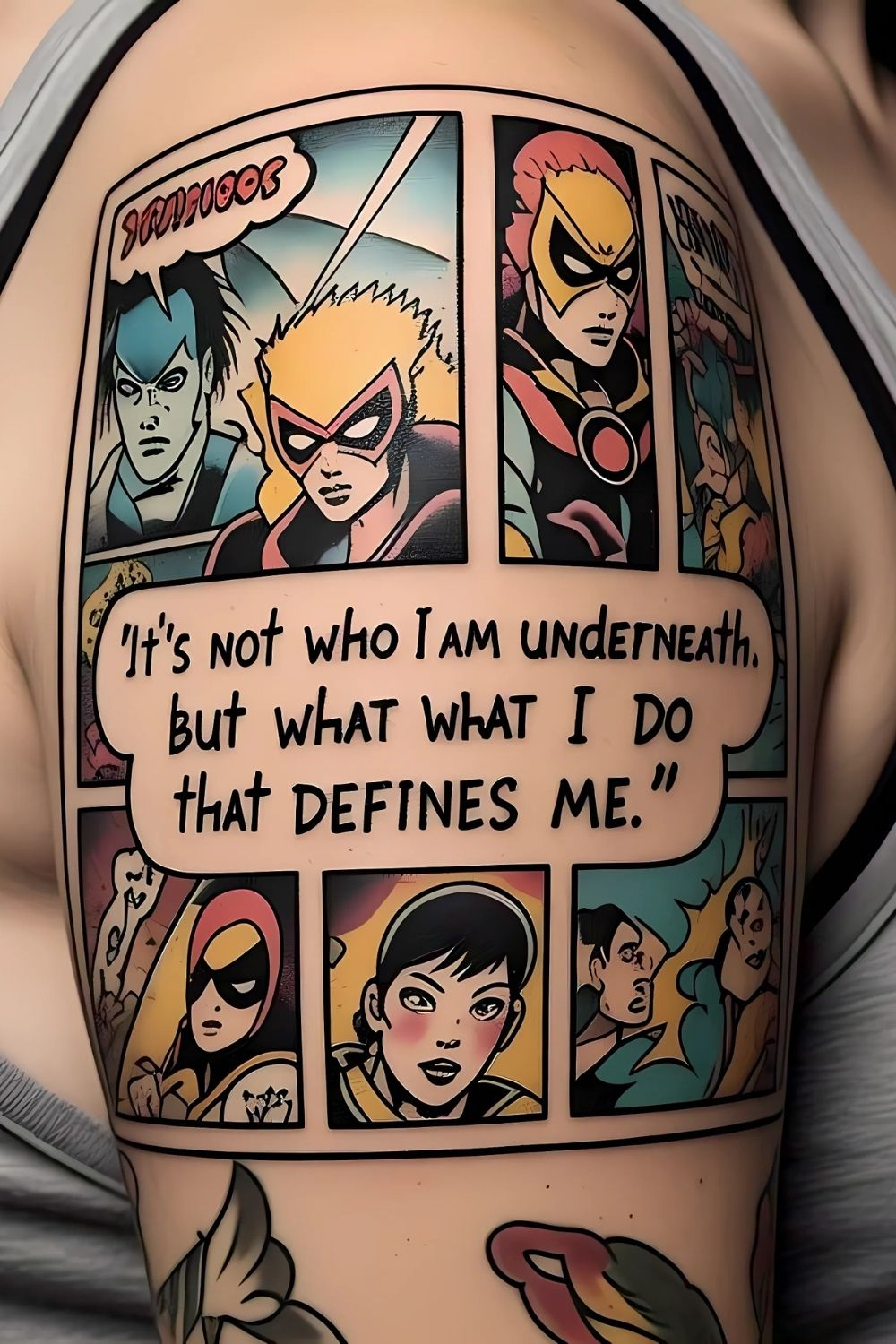 Comic Book Panels & Quotes