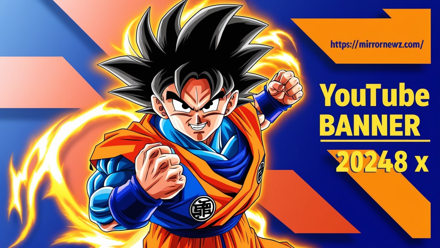 2048 x 1152 Pixels YouTube Banner Goku Banner