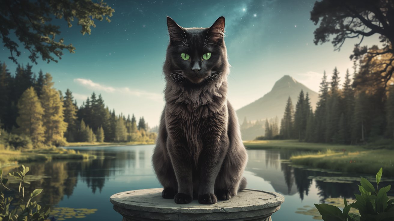 Spiritual Meanings of A Black Cat Staring At You