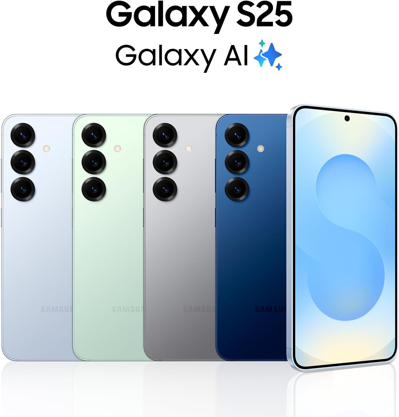 An image of the Samsung Galaxy S25.Source: https://amzn.to/4lfUK8L 