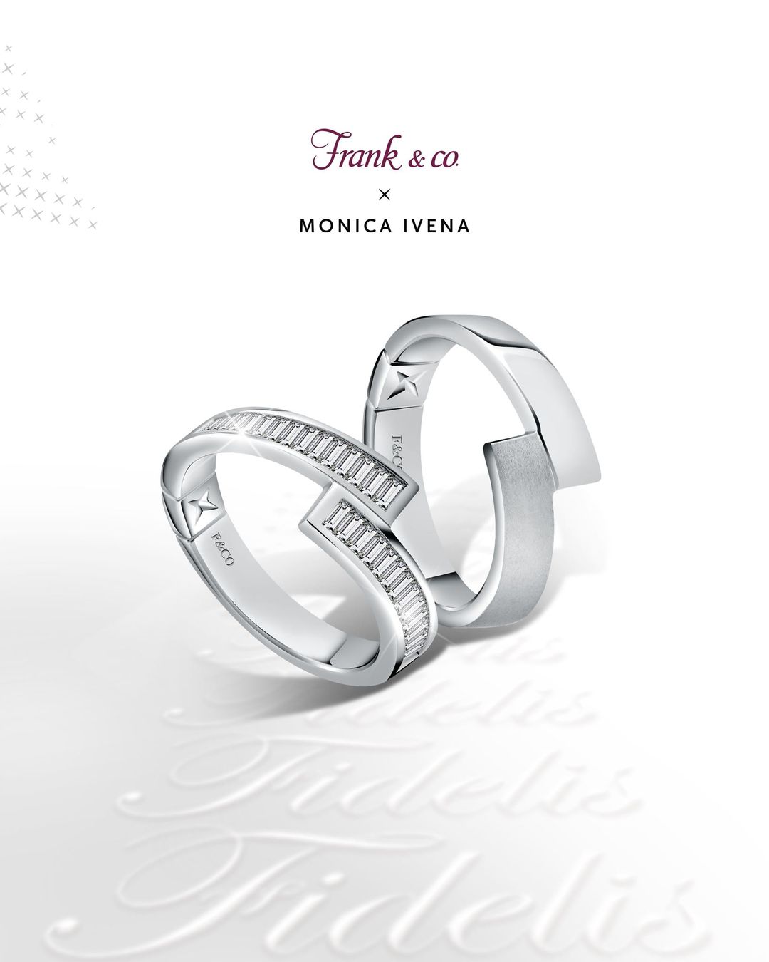 Love Poetry Collection Frank & co x Monica Ivena, Fidelis Couple Ring