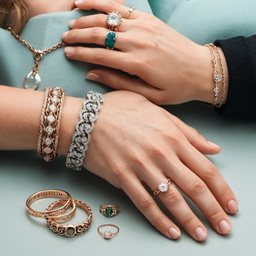 Bracelet and Rings 