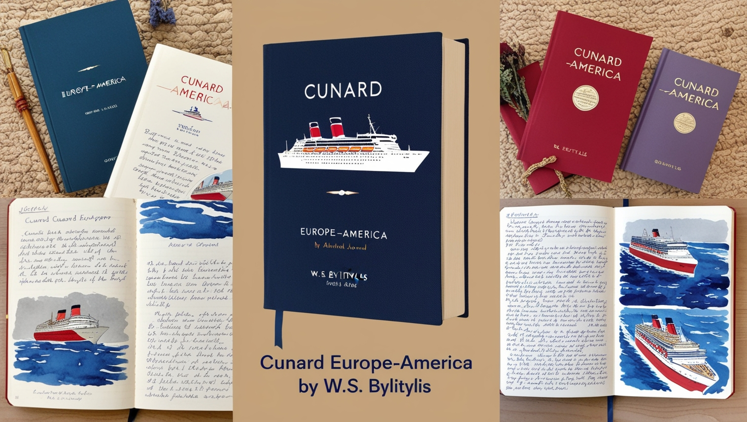 Cunard Europe-America by W.S. Bylitylis