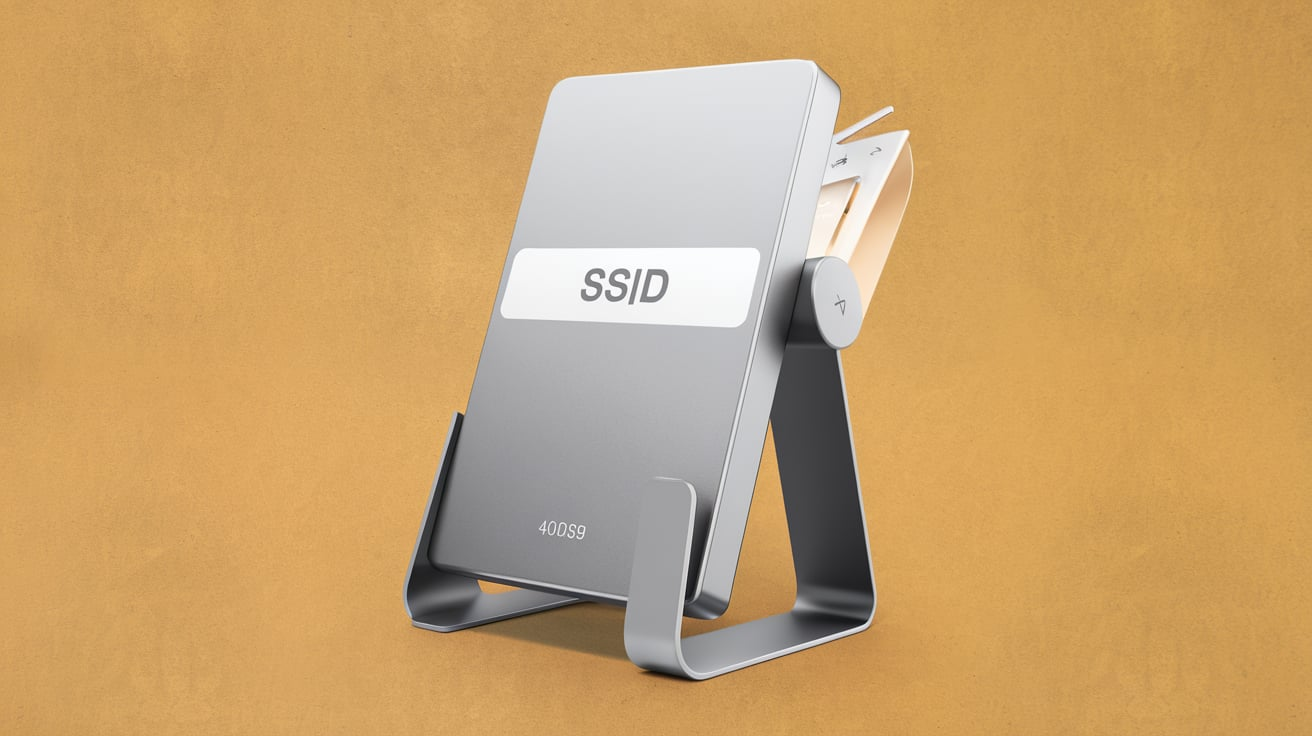 SSD External Hard Drive 4TB with Stand