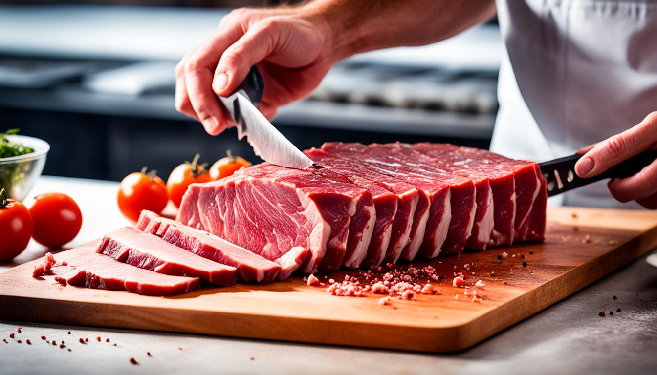 Preparing meat for smoking