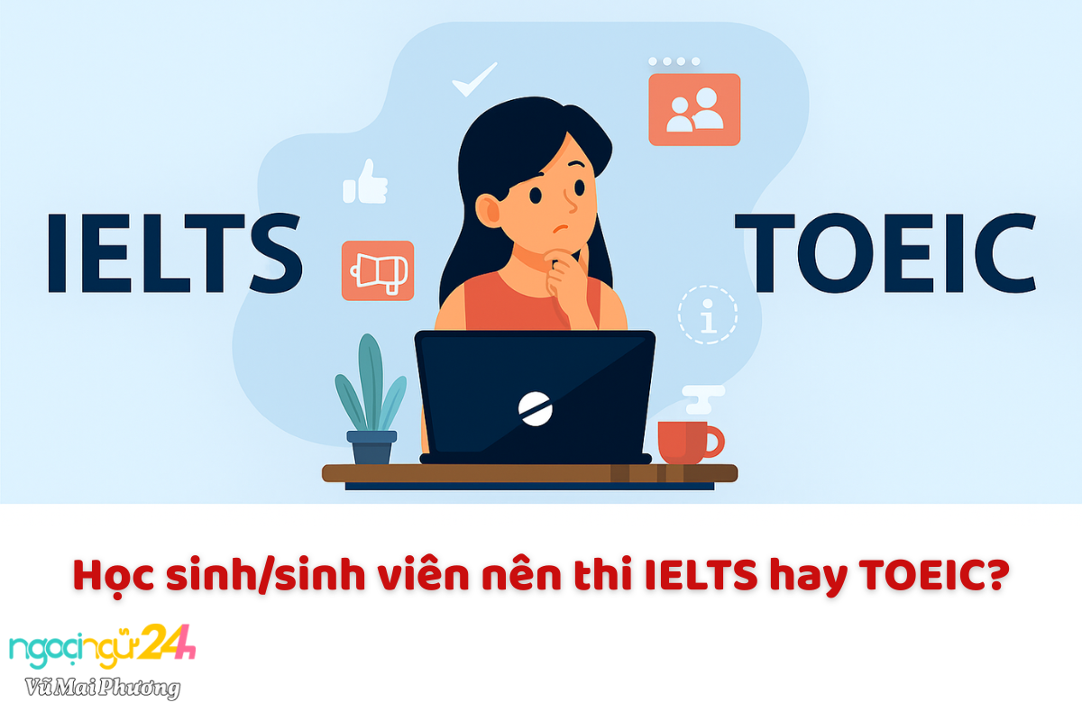 Học sinh/sinh viên nên thi IELTS hay TOEIC?