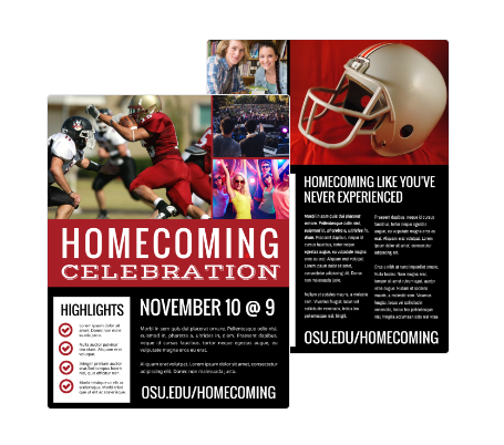 Homecoming Celebration flyer - missionprint.com