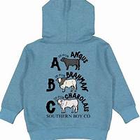 (HOODIE) ABC Cows Kids Hoodie – Southern Boy Co.