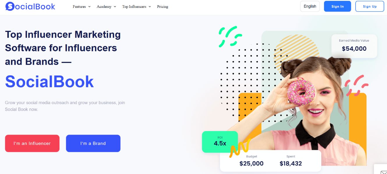 Socialbook influencer marketplace