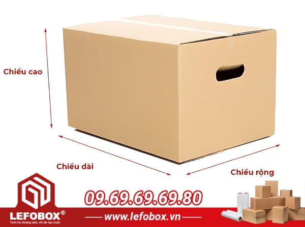 LEFOBOX - Địa chỉ bán lẻ thùng carton chuyển nhà, chuyển văn phòng uy tín HCM