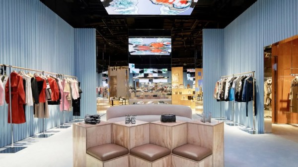 A still of Burberry's digital store - an example of fashion tech partnerships